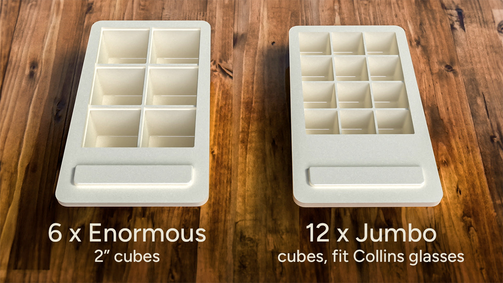 Two different Cube trays
